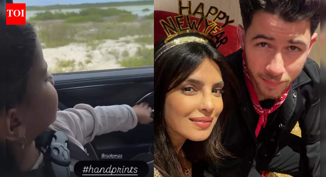 Priyanka Chopra shares adorable 'handprints' moment with Malti Marie during New Year 2026 drive |