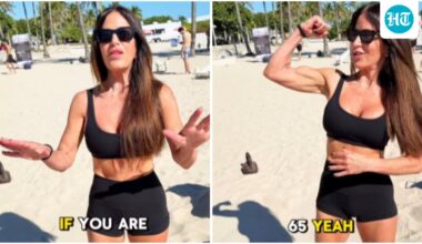 64-year-old mom with jacked biceps and toned body reveals her fitness and diet secrets: ‘Stop running so much’