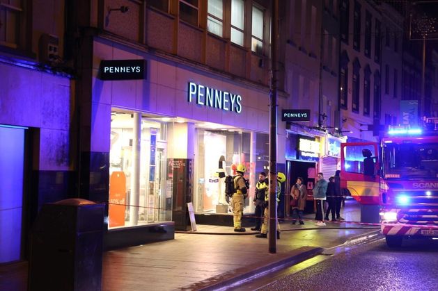 Fire reported at Penneys store on West Street