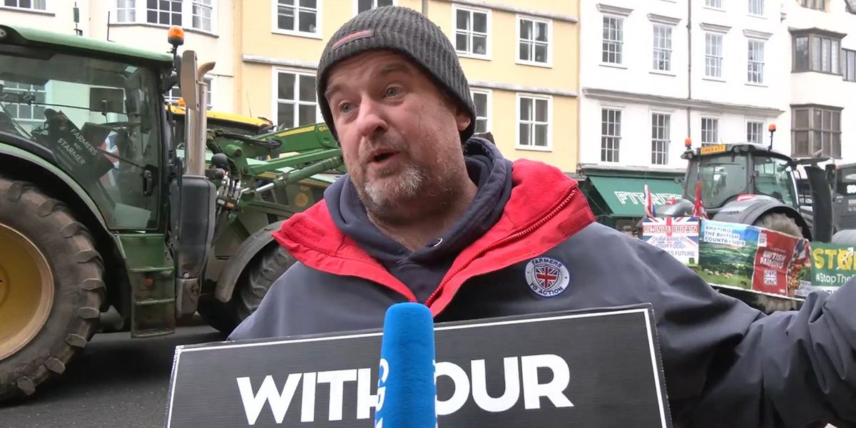 Inheritance tax protest: Labour accused of 'absolutely crucifying' British farming as tractors descend on Oxford