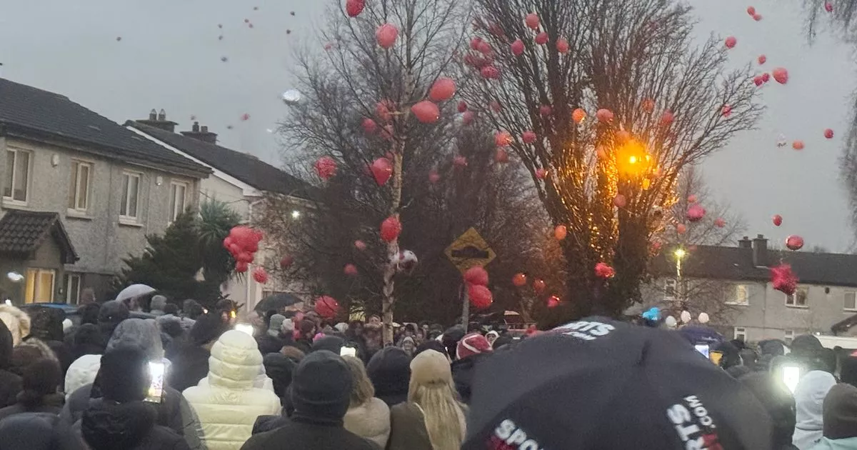 Wayne O’Reilly (48) and his son, Oisin Reddin (12)
