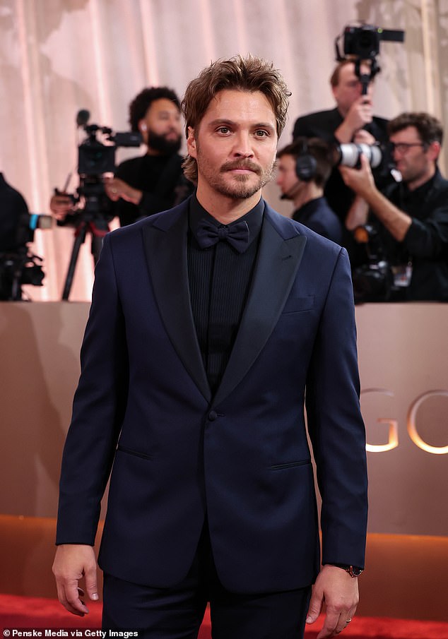 Luke Grimes at the 83rd Annual Golden Globes held at The Beverly Hilton on January 11, 2026 in Beverly Hills, California. (Photo by JC Olivera/2026GG/Penske Media via Getty Images)