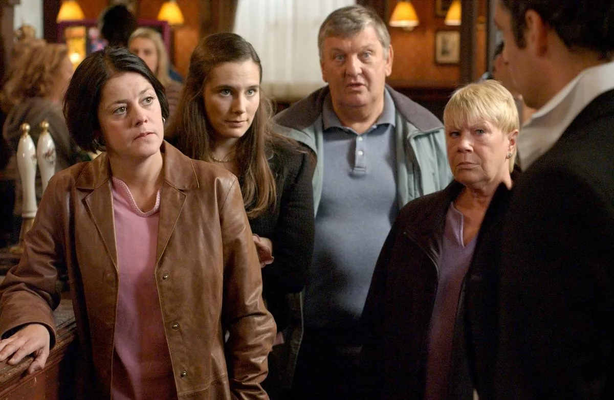 Warning: Use of this copyright image is subject to Terms of Use of BBC Digital Picture Service.  In particular, this image may only be used during the publicity period for the purpose of publicising EASTENDERS and provided BBC is credited. Any use of this image on the internet or for any other purpose whatsoever, including advertising or other commercial uses, requires the prior written approval of the BBC.