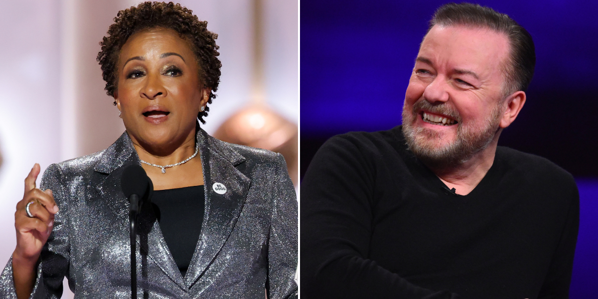Ricky Gervais breaks social media cover after Golden Globes win as Wanda Sykes 'trans' speech hijack row erupts
