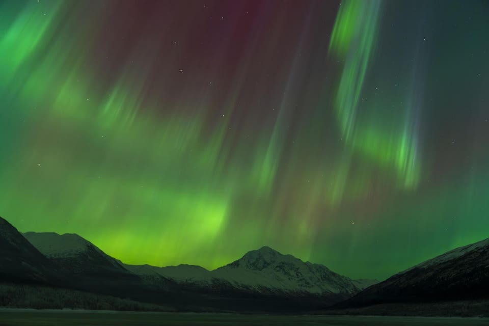 Alaska welcomes the new year with the Northern Lights