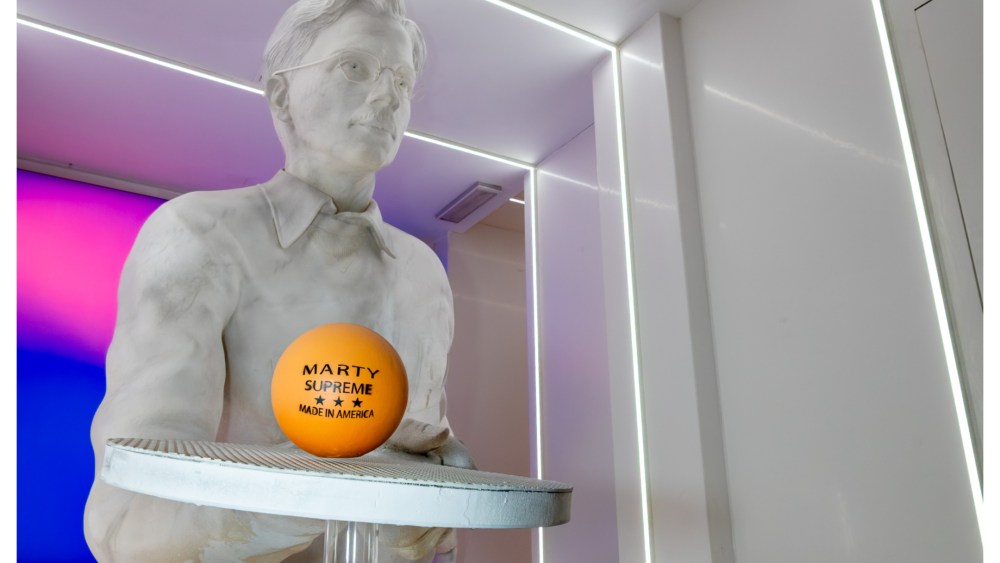 Timothée Chalamet's 'Marty Supreme' Character Gets Sculpture in Italy