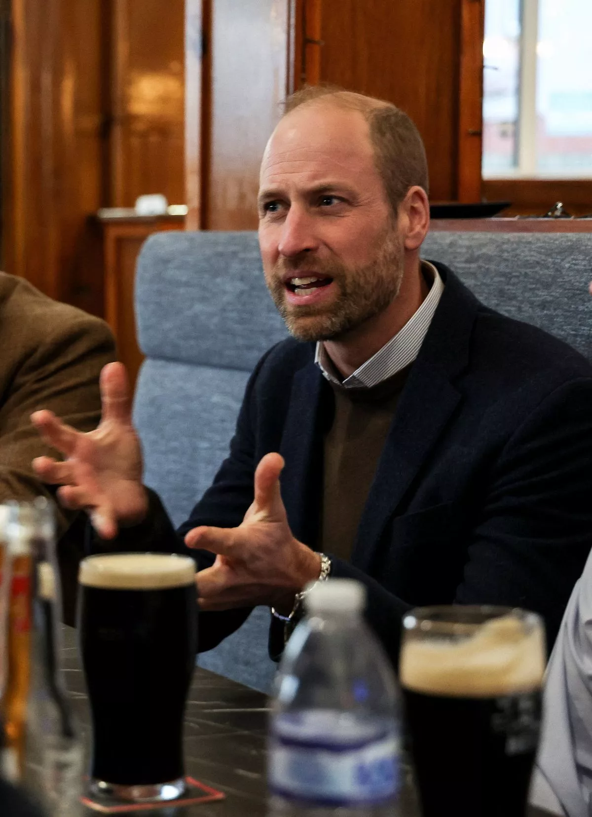 The reception to the royals was, on the whole, warm and friendly