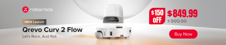 A white robot with a grey and black cap