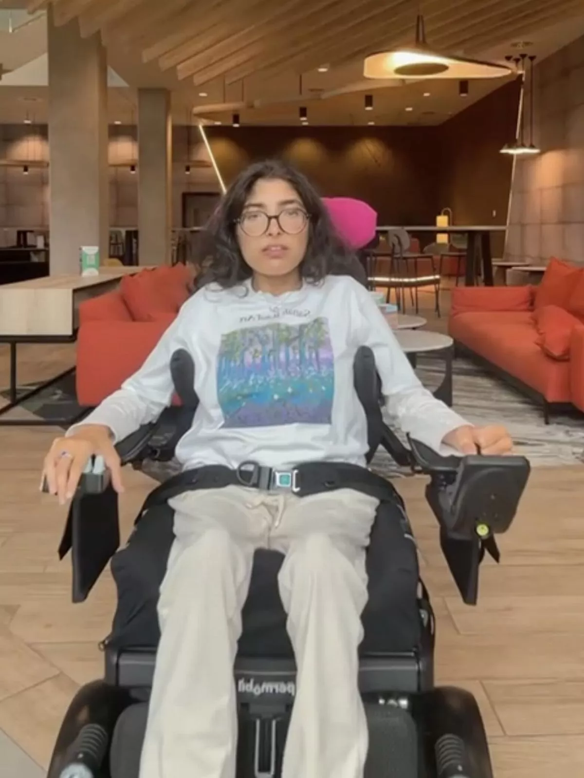 Sanah was diagnosed with spinal muscular atrophy type two (SMA), a rare genetic condition that causes progressive muscle wasting