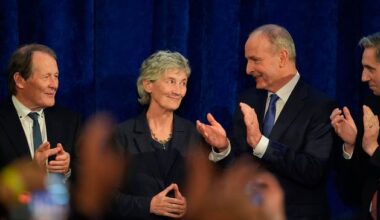 President Connolly cancels today’s engagements after husband falls ill