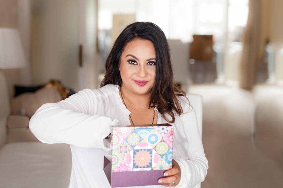 Zamiha Desai in a living space.