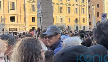 Holy smoke! Divine intervention for Harry Styles’ haircut in Rome