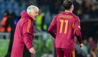 Evan Ferguson praised by Roma boss Gasperini as injury concerns ease