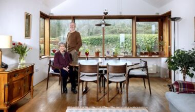 Mary O'Sullivan meets Maria and David Bourke and their architect son Robert Bourke who redesigned their home in Dalkey