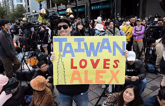 Taiwan Alex Honnold Taipei 101