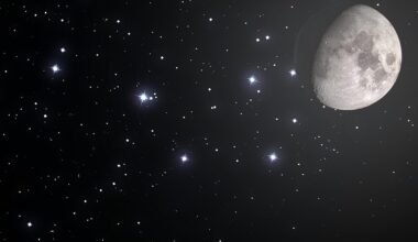 As the next full Moon approaches, we'll get to see it pass in front of a beautiful blue star cluster