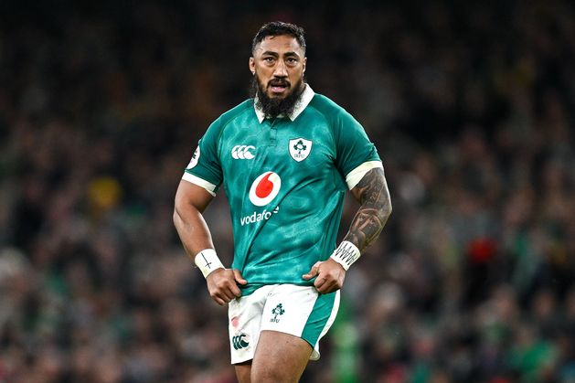 Bundee Aki dropped from Ireland’s Six Nations squad for disciplinary reasons