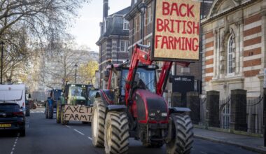 Farmers tending to crops in a lush field, highlighting sustainable agriculture practices and rural livelihoods.
