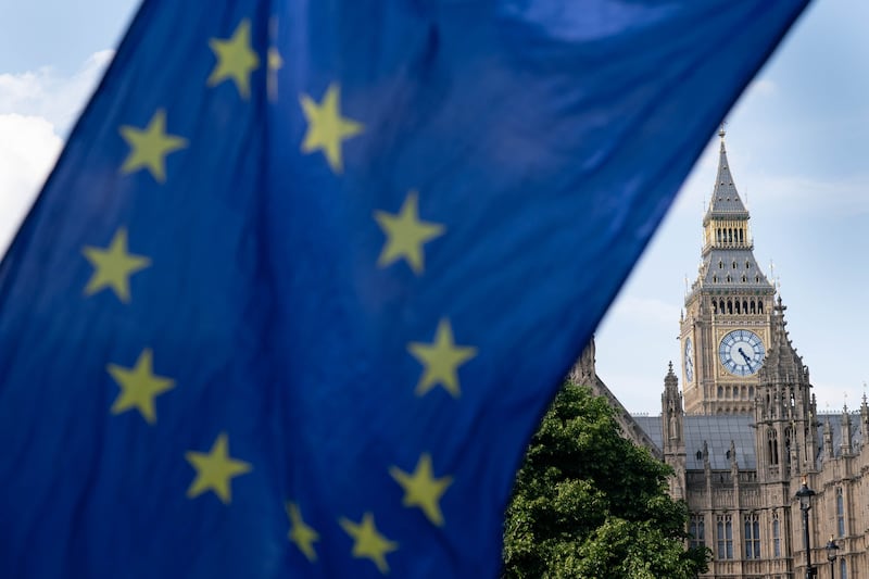It is six years since this weekend since the UK left the European Union. Photograph: Stefan Rousseau/PA Wire