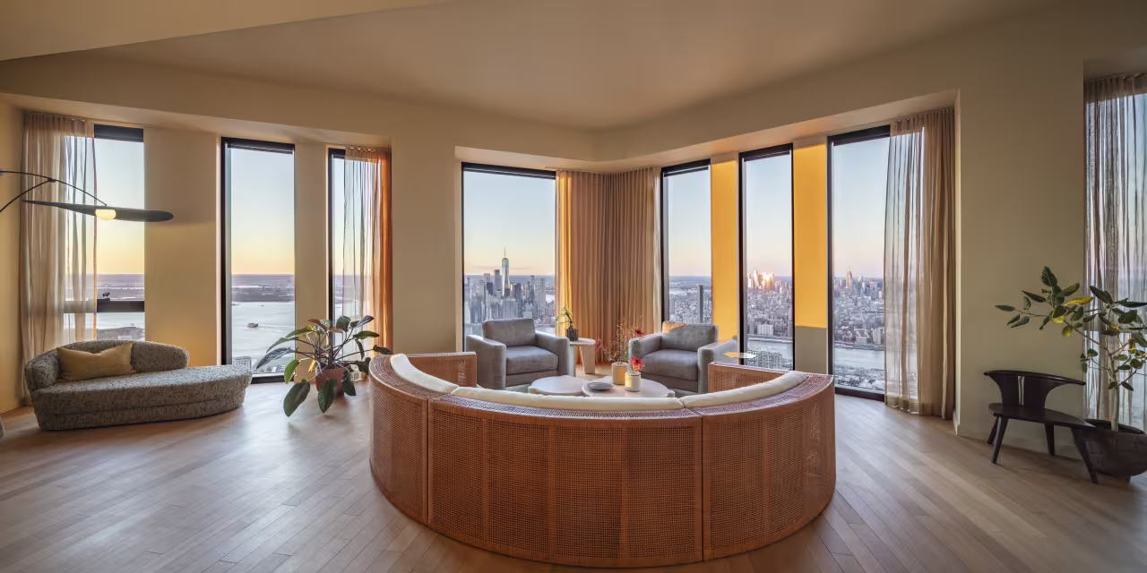 A 92nd-Floor Penthouse With 360-Degree City Views Is Brooklyn’s Highest Residence