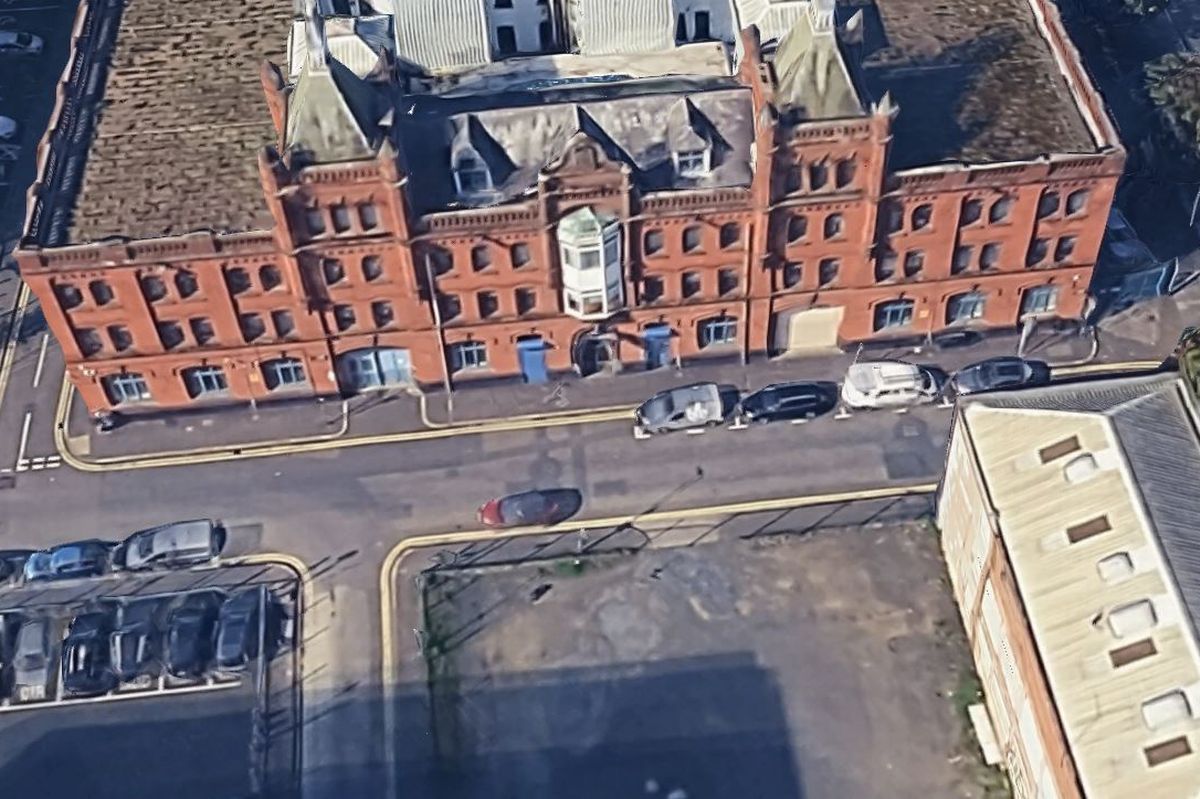Stock image of the NI Education Authority in Belfast city centre