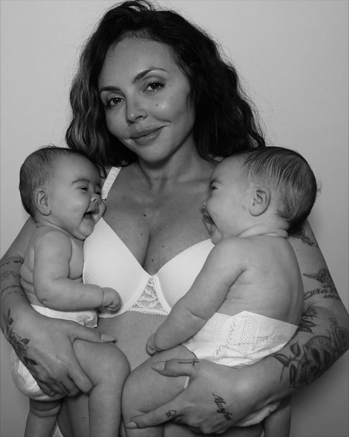 Proud mum Jesy welcomed her babies in May 2025