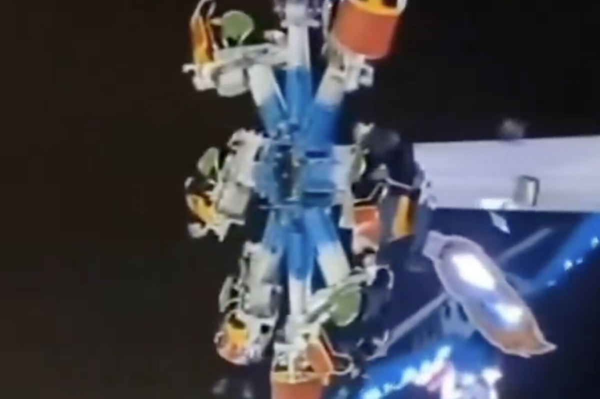 Carnival goers got a fright 