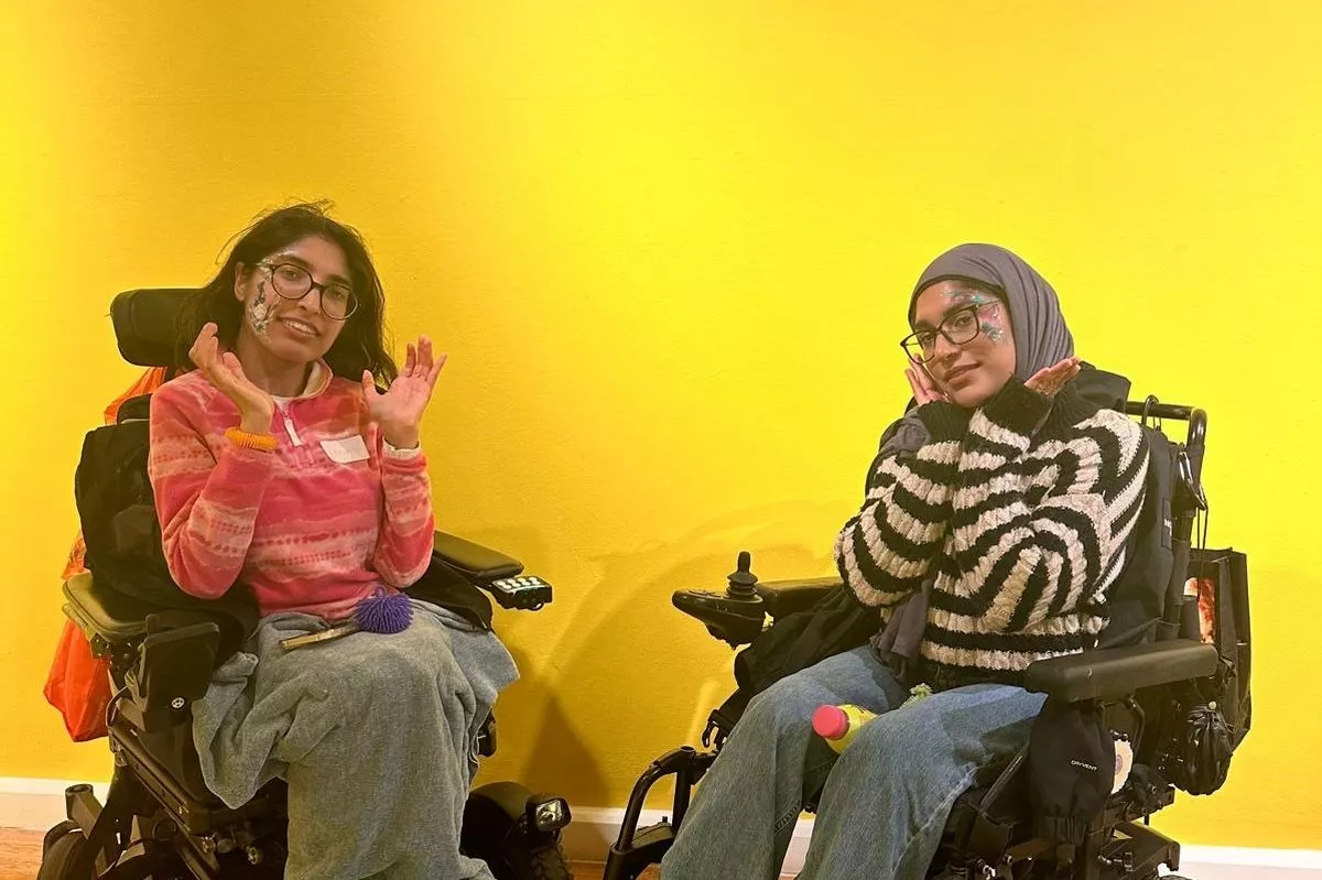 Sanah and Zaynab were diagnosed with spinal muscular atrophy as children
