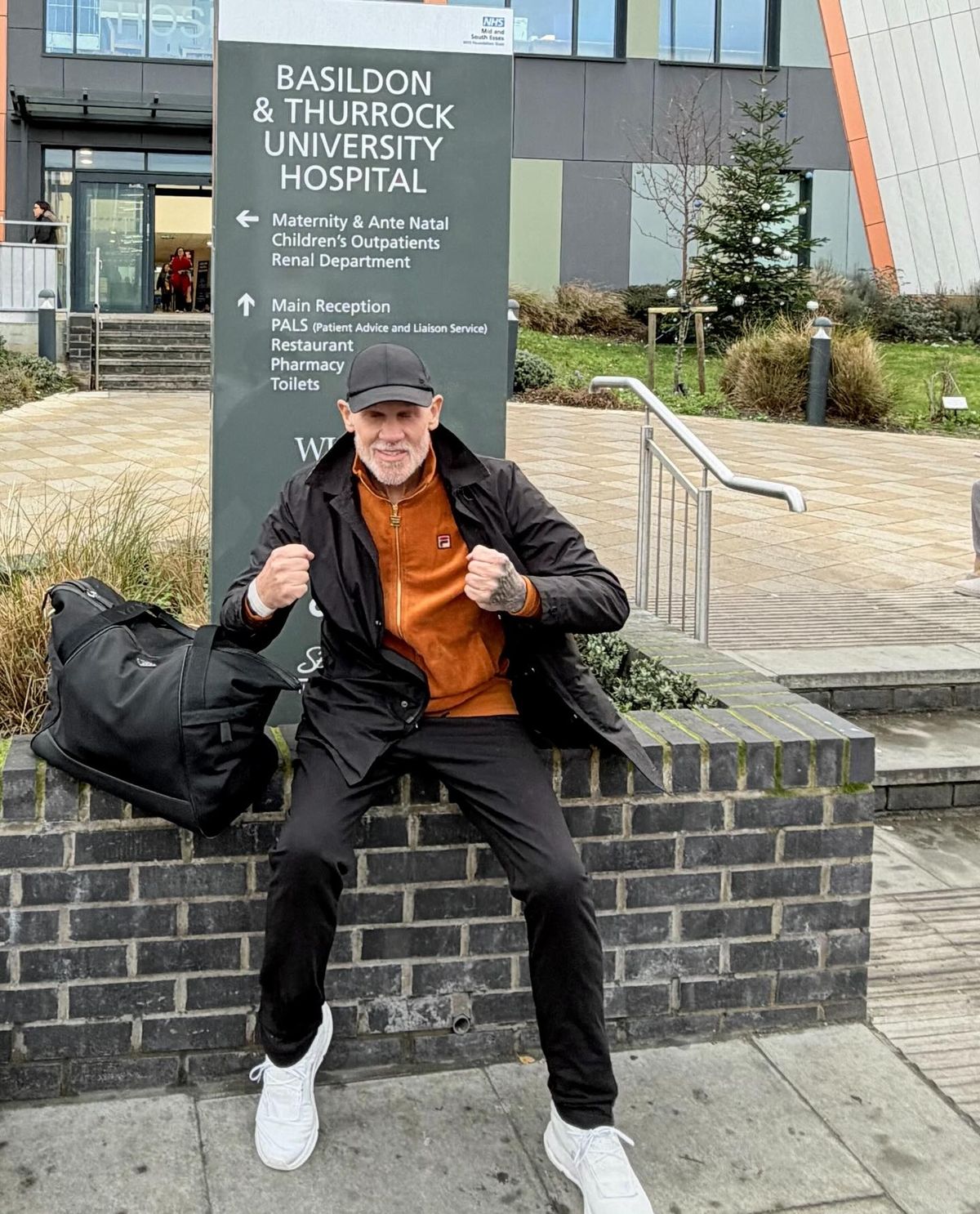 Wayne had two long hospital visits last year