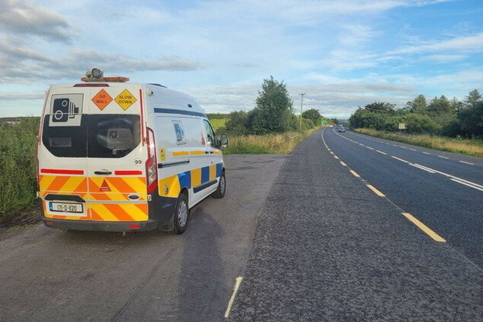 Garda speed vans. Stock image.