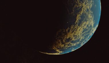 Saturn Neptune the Moon dance