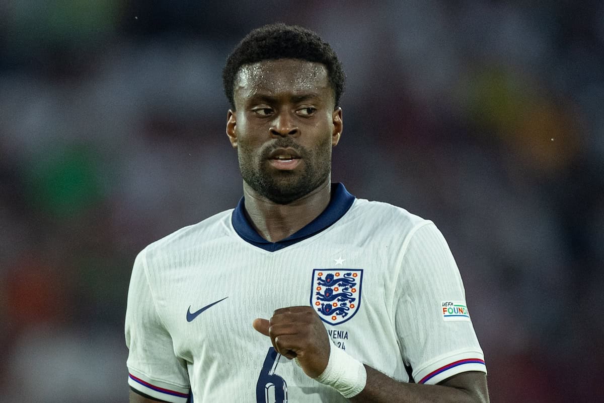 COLOGNE, GERMANY - Tuesday, June 25, 2024: England