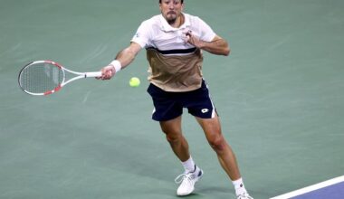 Watch: Tennis player celebrates too early then loses match in Australian Open qualifying