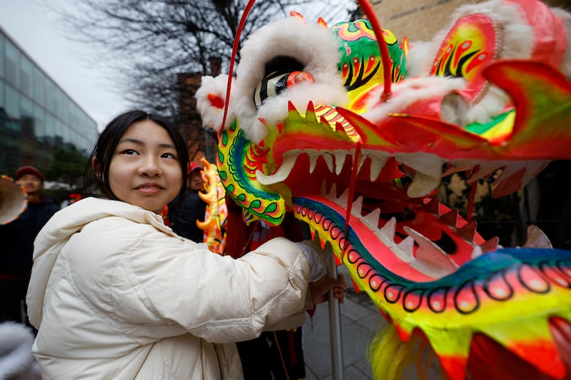 Lunar New Year celebrations in Dublin last year.  Photograph Nick Bradshaw
