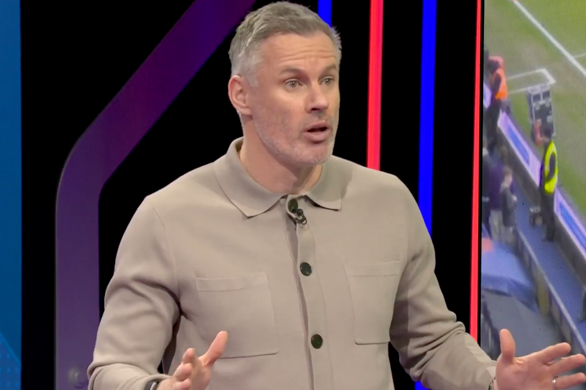 Jamie Carragher speaks on Sky Sports' Premier League coverage