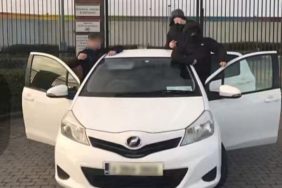 Gang members posted images online of themselves in a stolen vehicle outside Oberstown Children Detention Campus