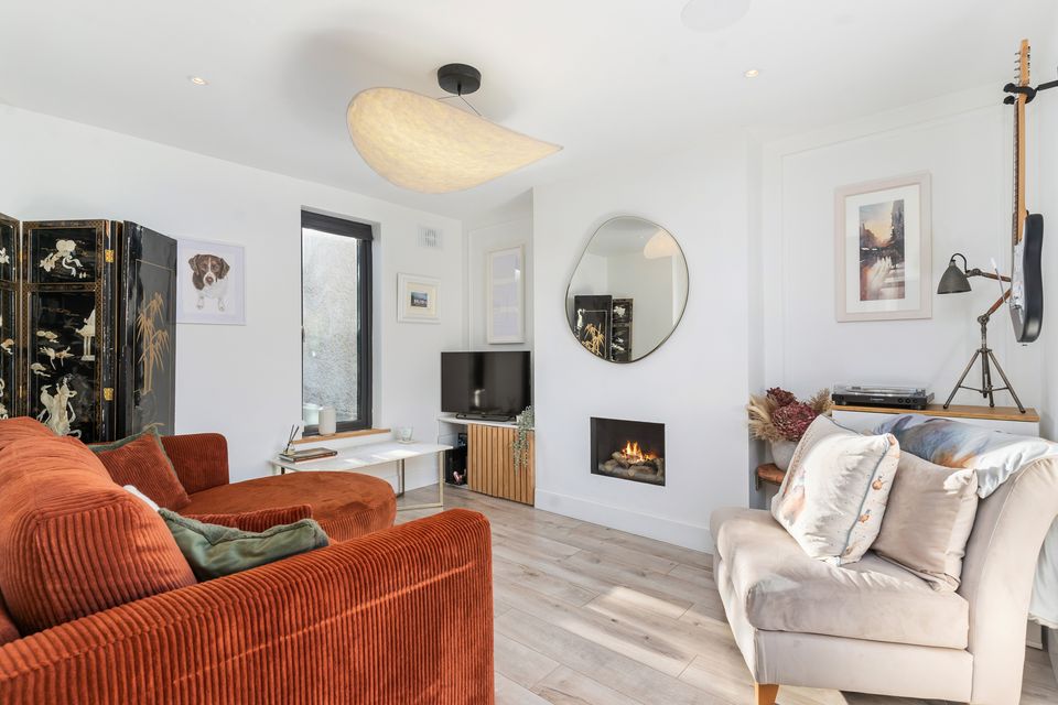 The living room of San Antonio, 7 St Fintan’s Villas, Blackrock, Co Dublin