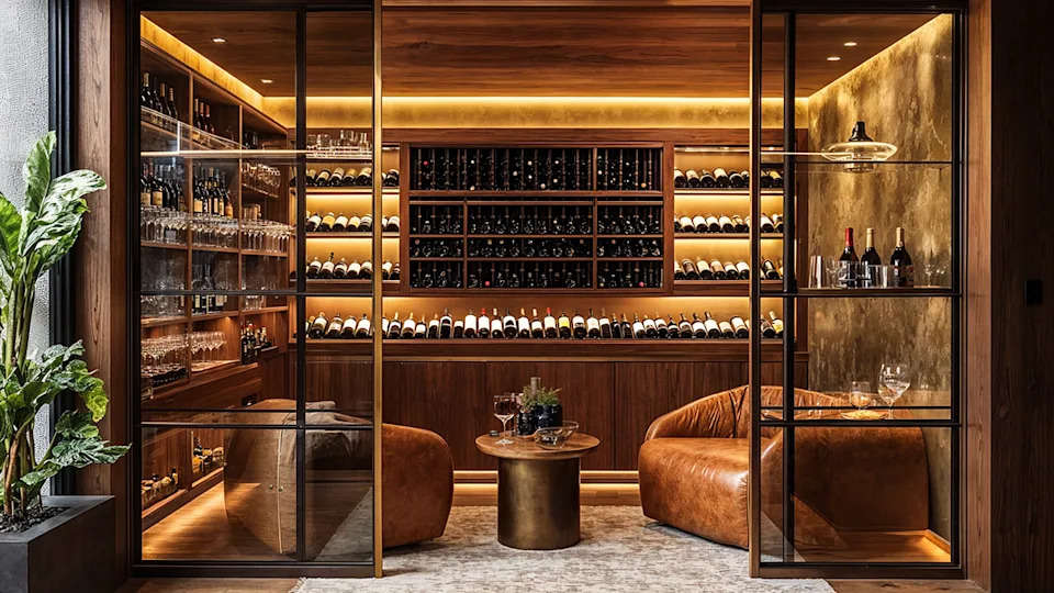 Optimum MCM Hollywood CA wine room