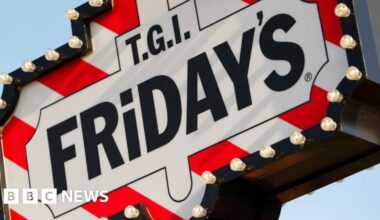 TGI Fridays closes 16 UK stores, with 456 job losses