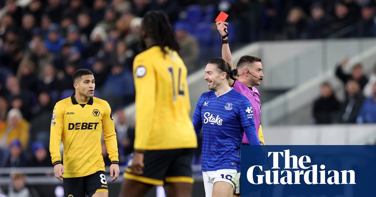 Magical Mané secures draw for Wolves before Everton’s Grealish and Keane see red | Premier League