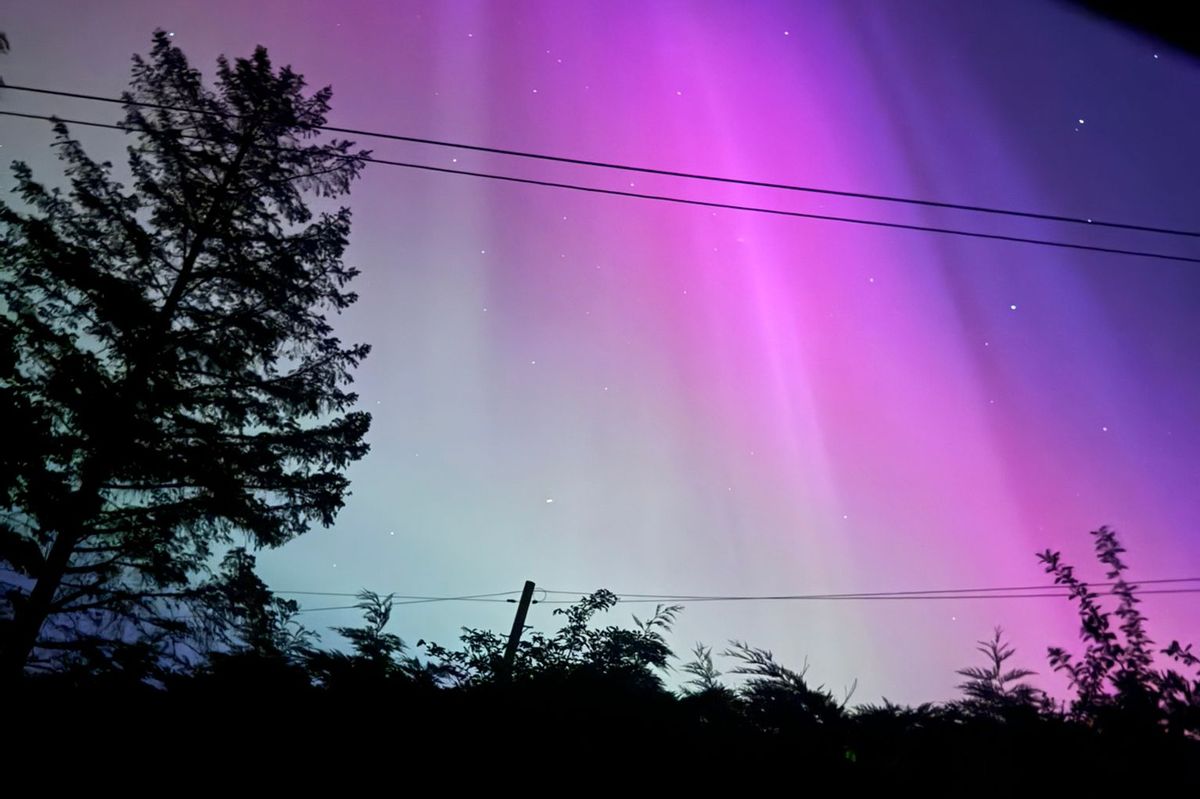 Northern Lights in Beragh, Co Tyrone