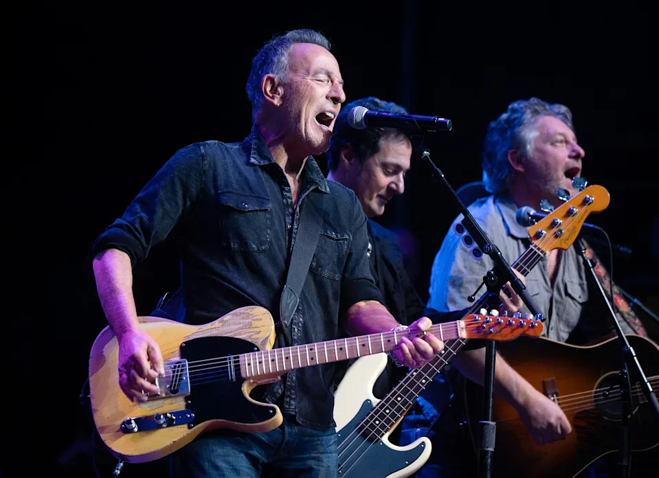 Bruce Springsteen performs with Willie Nile during the Light of Day Winterfest 2026 main event, “Bob’s Birthday Bash,” at Count Basie Center’s Hackensack Meridian Health Theatre in Red Bank, New Jersey, on Saturday, January 17, 2026.