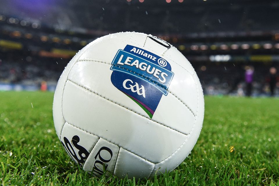 A general view of an Allianz branded match ball. Photo: Brendan Moran/Sportsfile