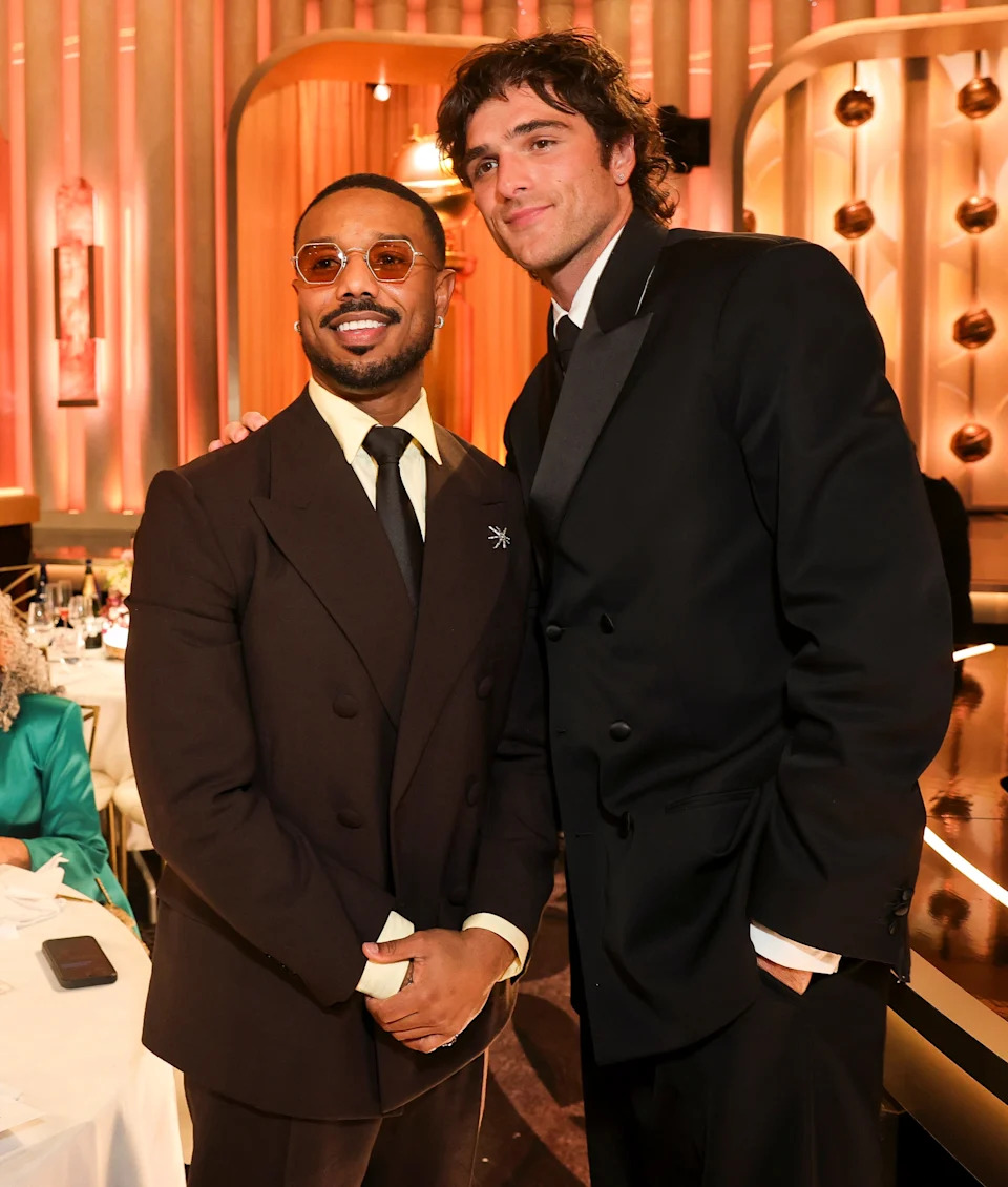 Michael B. Jordan and Jacob at an event