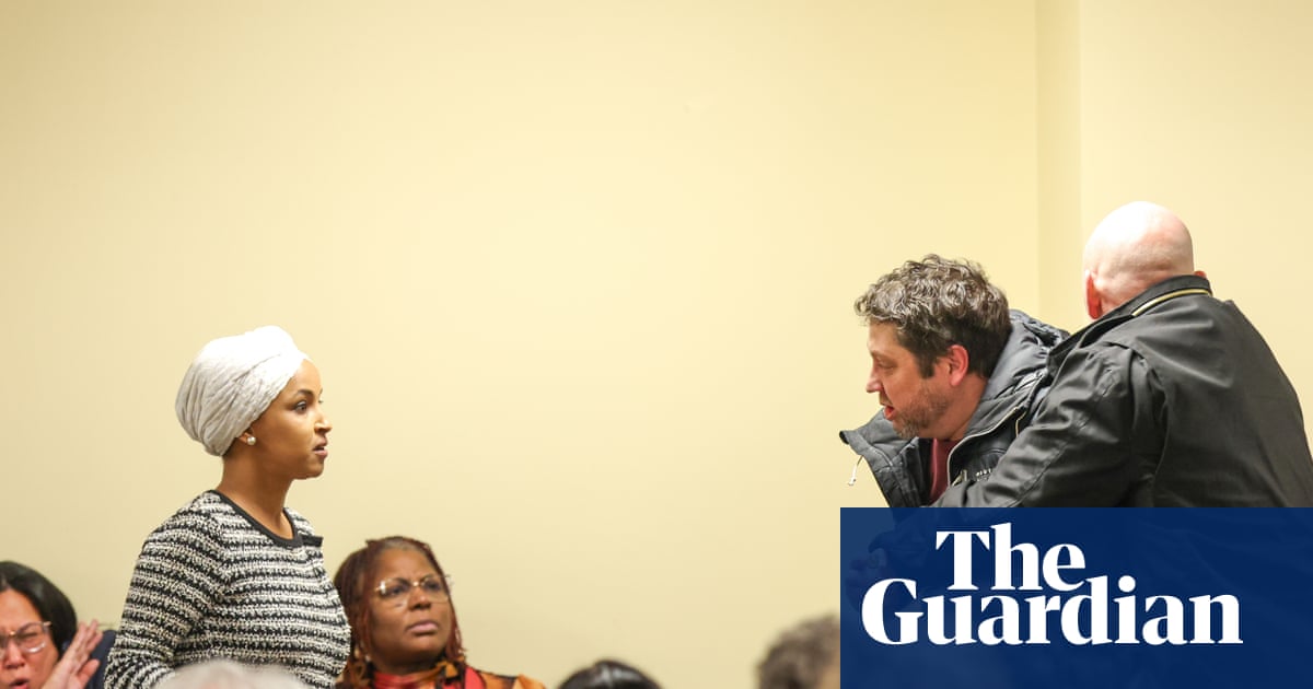 Justice department charges man accused of attacking Ilhan Omar at town hall | Ilhan Omar