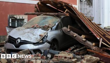 At least five killed after Storm Kristin hits Portugal - BBC