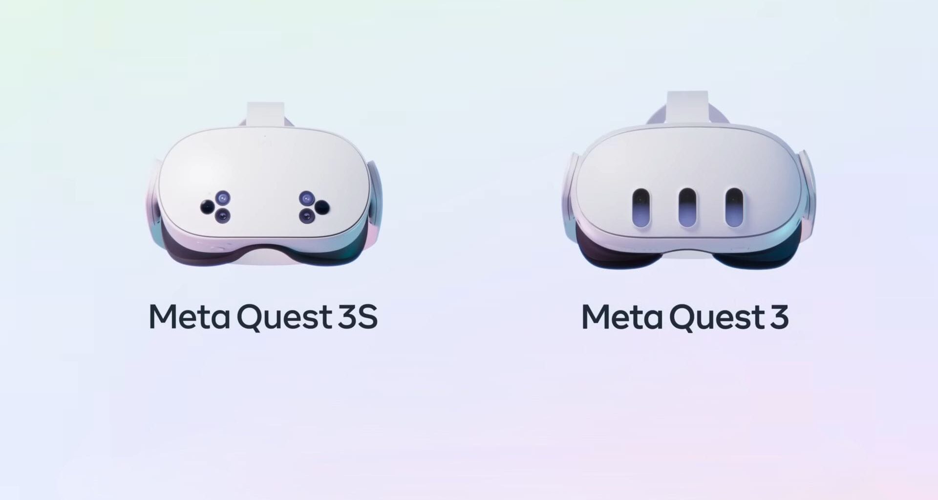 Meta Quest 3 vs Meta Quest 3s (Image via Meta)