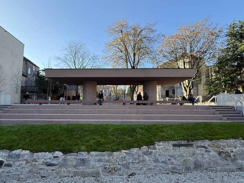 Bishop Lucey Park after redevelopment. Picture: Rob Meehan