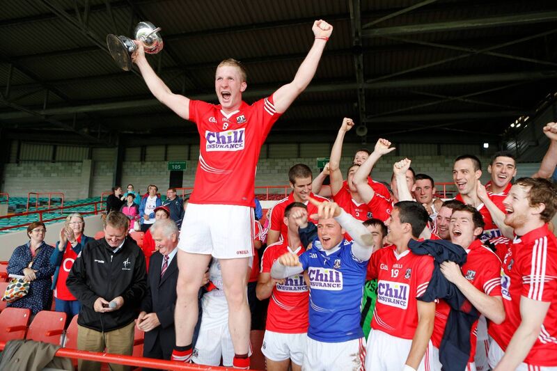 Ruairí Deane, the Cork captain, celebrates after the victory over Kildare in the 2013 All-Ireland JFC final. Picture: Liam Burke/Press 22