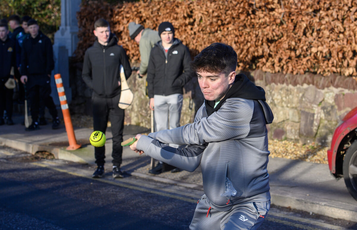  Cormac McDonnell in action at the St Vincent's annual Dave McCarthy Puc Fada at Kerry Pike, Cork. Picture: Dan Linehan.